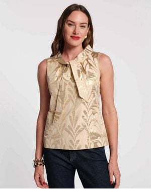 Frances Valentine Millie Sleeveless Top - Natural