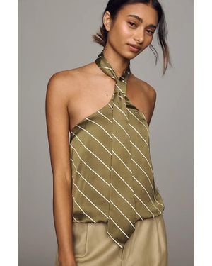 Mare Mare Halter Tie Top - Green