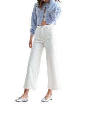 mica denim Mia High Rise Wide Leg Jeans - Blue