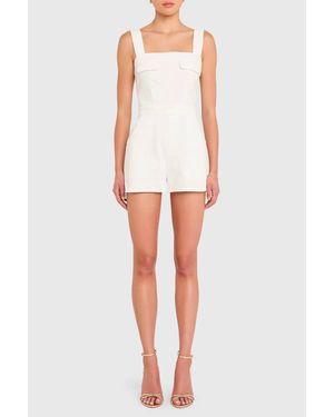 Amanda Uprichard Frida Romper - White