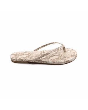 Solei Sea Indie Golden Lizard Sandal - White