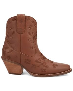 Dingo Sweetheart Bootie - Brown