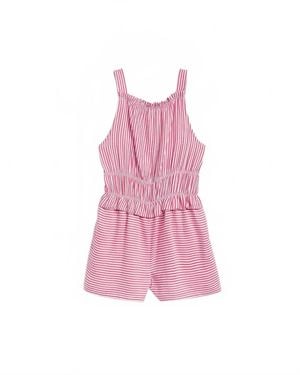 Splendid Kid's Pinstripe Romper - Pink