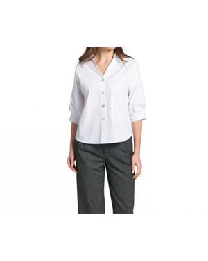 Apny Blouson Sleeve Shirt - Black