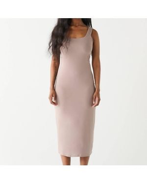 Dex Square Neck Camisole Dress - Pink