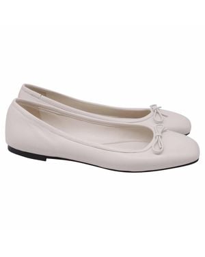 Jimmy Choo Elme Ballet Flats - White