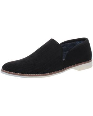 Dr. Scholls City Slicker Faux Suede Flat Loafers - Black