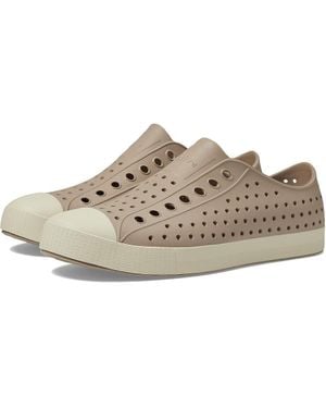 Native Shoes Jefferson Sneakers Perforated Casual Shoes Zpo186 - Metallic