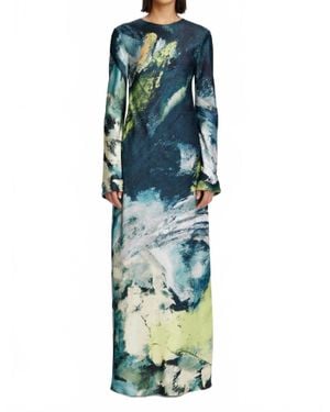 Acler Wittonhill Maxi Dress - Blue