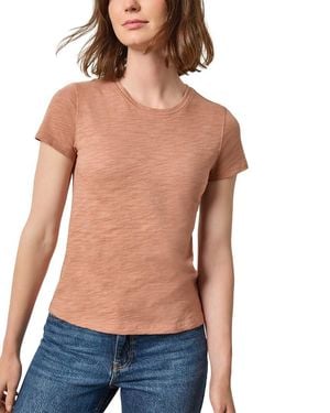 Lilla P Short Sleeve Back Seam Crewneck - Blue