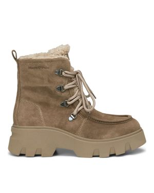Marc O' Polo Liliam 9B Suede Chunky Boots - Brown