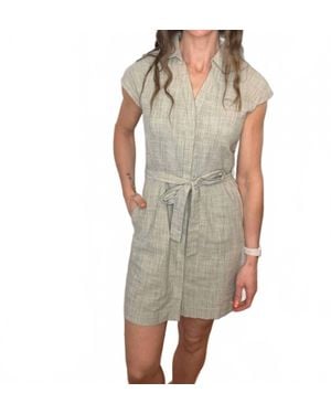 Thread & Supply Sable V Neck Mini Dress - Natural