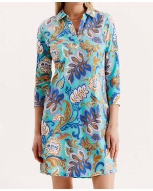 tyler boe Johnny Mini Dress - Blue