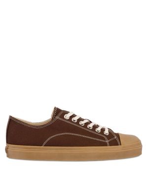 Moschino Low-Top Sneakers With Vintage Elements - Brown