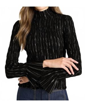 Cinq À Sept Knit Cooper Top - Black