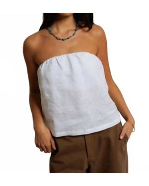 PERFECTWHITETEE Gianna Classic Tube Top - White