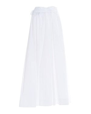 Lorena Antoniazzi Flowing Maxi Skirt - White