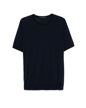 Tagliatore Tailored Cotton T-Shirt - Blue