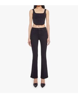 Mother Weekender Flare Jean - Blue