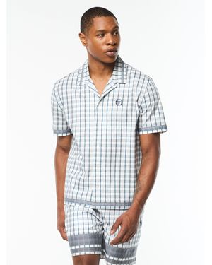 Sergio Tacchini Quadretto Cabana Shirt - White