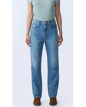 SLVRLAKE Denim London Straight Leg Jean - Blue