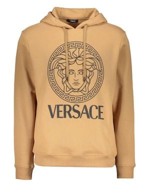Versace Modern Medusa Hoodie - Natural