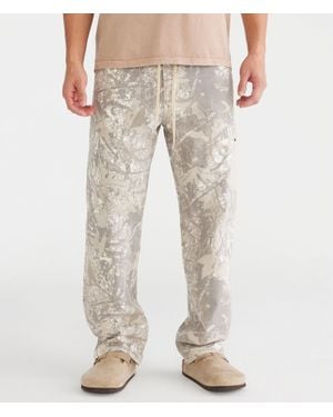 Aéropostale Forest Camo Carpenter Pants - Natural