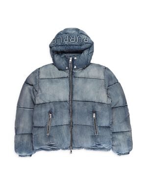 Purple Brand Denim Down & Puffer Jackets - Blue
