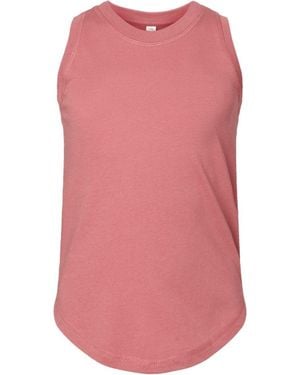 L.A.T Girls' Relaxed Fine Jersey Tank - Pink