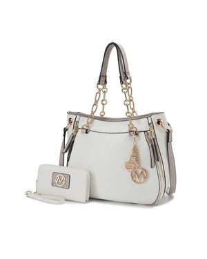 MKF Collection by Mia K Lina Shoulder Bag & Wallet Set By Mia K - Metallic