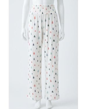 Z Supply Dawn Tree Straight Pants - White