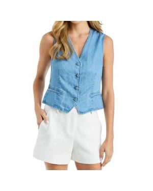 Drew Della Denim Vest - Blue