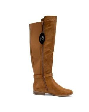 Style & Co. Kimball Wide Calf Tall Knee High Boots - Brown