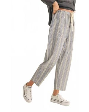 Miou Muse Weekend Vibes Relaxed Pants - Gray