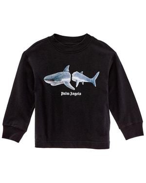 Palm Angels Shark T-Shirt - Black