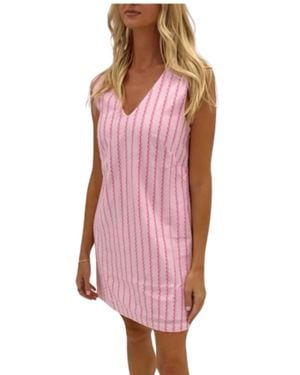 Anna Cate Kaylor Stripe Mini Dress - Pink