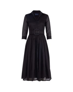 Samantha Sung Solid Audrey Dress #4 Dress - Black