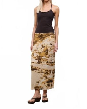STAUD Porta Skirt - Metallic