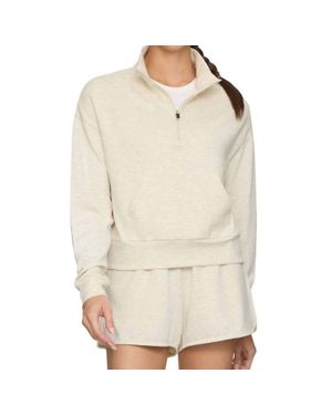 Flag & Anthem Cloud 1/4 Zip Sweater - Natural