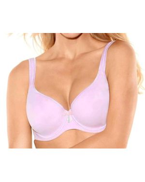 Fit Fully Yours Crystal Soft Cup Padded Bra - Purple