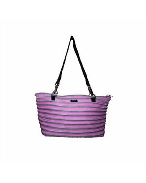 BAM Bags Flat Bottom Tote Bag - Purple