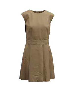 Yves Salomon Yves Solomon Fit And Flare Dress - Brown