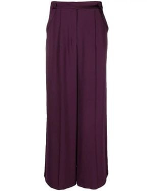 Jonathan Simkhai Palladia Wide Leg Tuxedo Pant - Purple