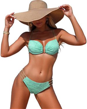 Lily Kim 2Pc Swim Set - Multicolor