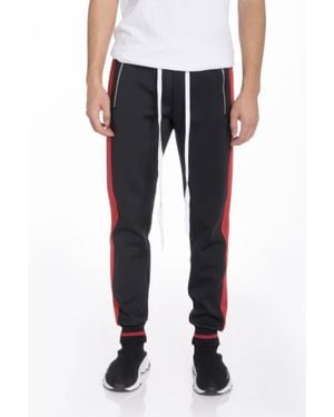 TRUEDAMES Heavy Weight Single Stripe Jogger - Black