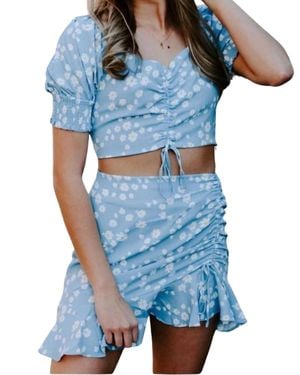 By Together Daisy Girl Top - Blue