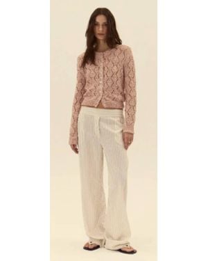 DELUC Santorini Wide-Leg Pants - Natural