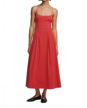 Hansen & Gretel Carlotta Midi Dress - Red