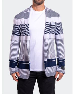 Maceoo Blazer Unconstructedknitted - Blue