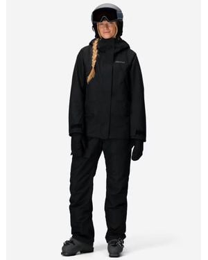Marmot Glades Ski Jacket Waterproof Insulated Full Zip Fts693 - Black